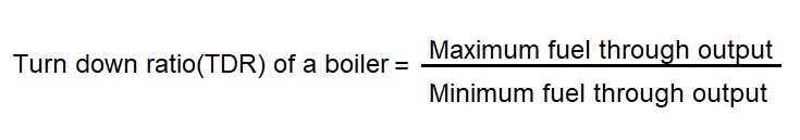 trn down ratio of a boilermarine progress